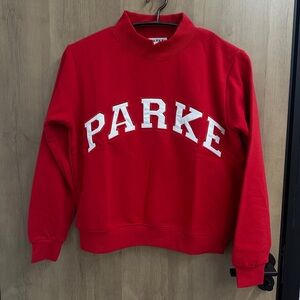 Parke Graphic Sweatshirt with "PARKE" Print